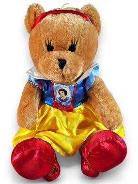 Animal Alley Disney Snow White Teddy Bear Plush Stuffed Toy Toys R Us 2008 17"